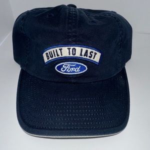 Ford Baseball “Dad” hat. 100% Cotton. StrapBack adjust. Navy Blue. New w/ tags.